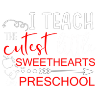 I Teach The Cutest Sweethearts In Preschool Great Gift Valentines Day Gift Mesh Reversible Basketball Jersey Tank