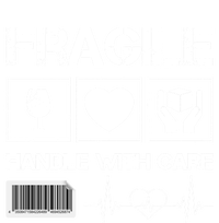 Fragile Handle With Care Graphic Tees And Cool Designs Fun Funny Gift Ladies Essential Flowy Tank