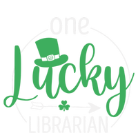 Funny One Lucky Librarian Shamrock St Patrick's Day Reading Gift Kids Sweatshirt