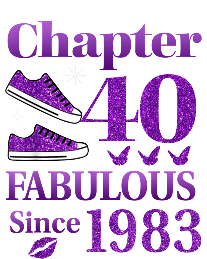 Chapter 40 Fabulous Since 1983 40th Birthday For Ladies Softstyle Adult Sport Polo