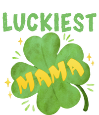 Luckiest Mama St Patricks Day Shamrock Mom Mother Gift T-Shirt