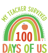 My Teacher Survived 100 Days Of Us 100 Days Of School Gift Sweatshirt