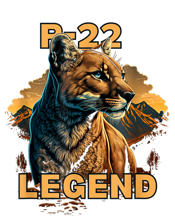 Legend Lion P22 Mountain Lion Silver Lake Magnet