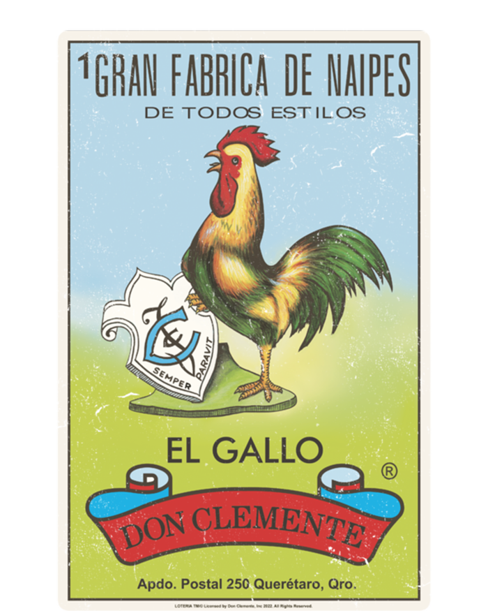 Loteria El Gallo Don Clete Tarot Card Poster Gift Sustainable Beanie