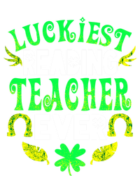 Luckiest Reading Teacher Ever St Patrick Reading Teacher Gift T-Shirt