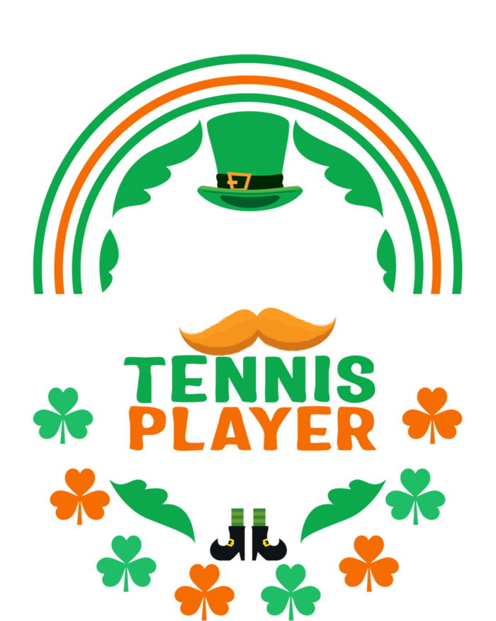 Luckiest Tennis Player Ever Shamrock Top Hat St Patricks Day Cool Gift T-Shirt