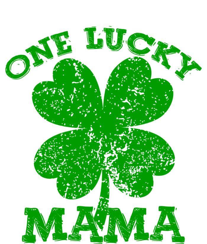 One Lucky Mama Vintage St Patricks Day Meaningful Gift Ladies Essential Flowy Tank