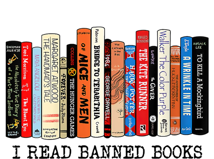 I'm With The Banned Funny Bookworm Tee Banned Book T-Shirt