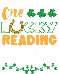 One Lucky Reading Lover St Patricks Day Gift Valucap Bio-Washed Visor