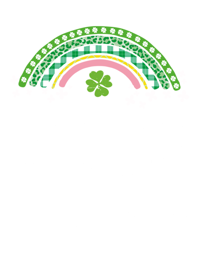 One Lucky Reading Teacher Rainbow St Patrick’s Day Gift Ladies Long Sleeve Shirt