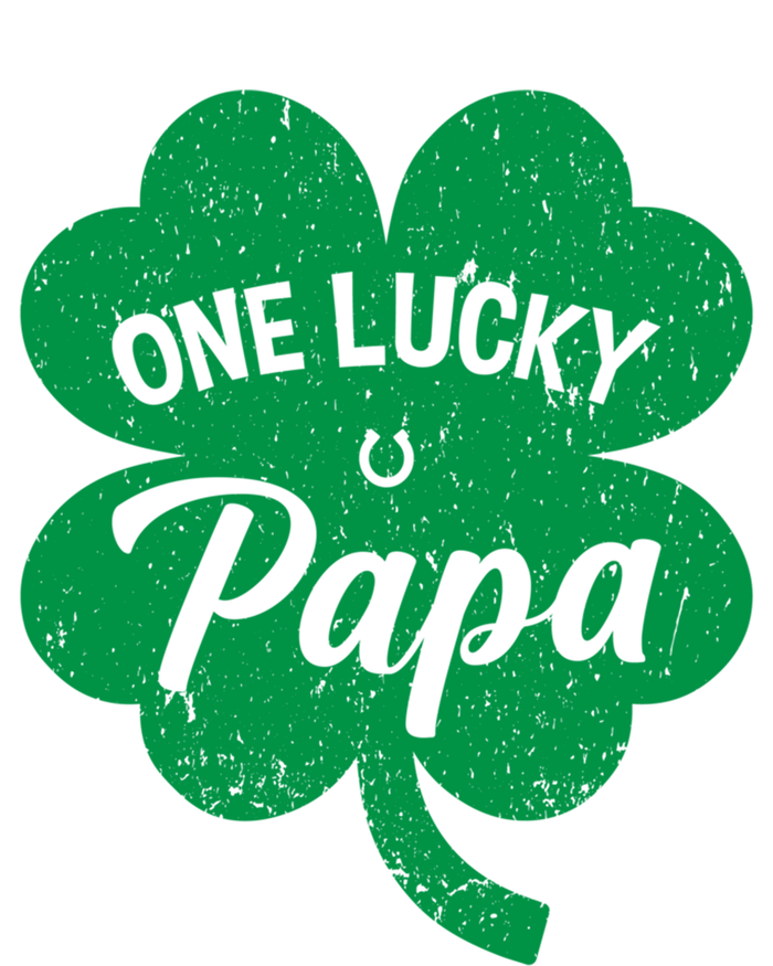 One Lucky Papa Shamrock Four Leaf Clover St Patricks Day Mom Cool Gift Kids T-Shirt