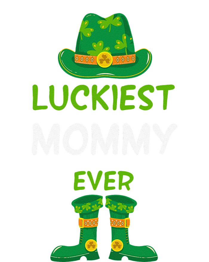 Luckiest Mommy Ever Irish Mom St Patricks Day Family Outfit T-Shirt