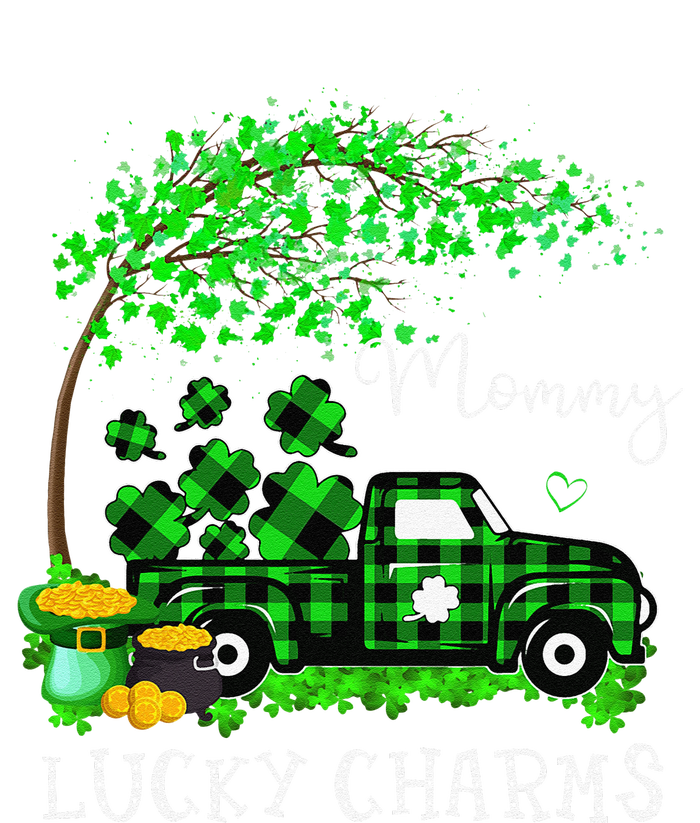 Mommy Shamrock Graphic Truck St Patricks Day T-Shirt