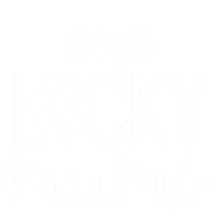 Wo Funny One Lucky Mums St Patricks Day Gift Gift Women's V-Neck T-Shirt