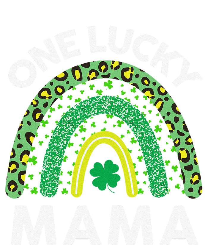 St Patricks Day Gift Women Gift Mommy Leopard One Lucky Mama Long Sleeve Shirt