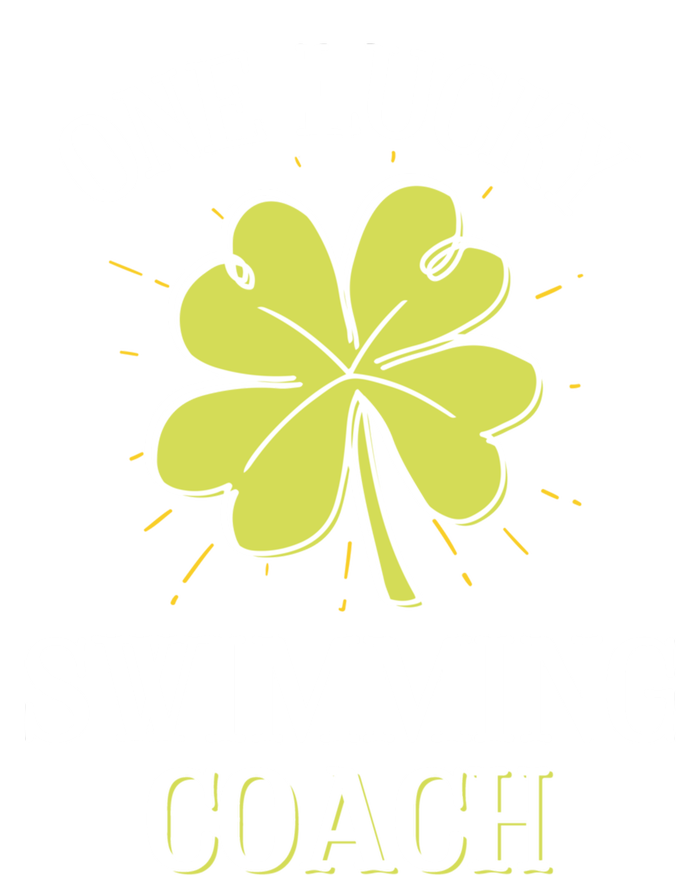 St Patricks Day Great Gift Lucky Swimming Coach Gift T-Shirt