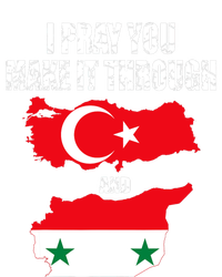 I Pray You Make It Through , Flag Turkey, Syria Sustainable Beanie