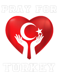 Pray For Turkey Earthquake Turkey Heart Flag 7-Panel Snapback Hat