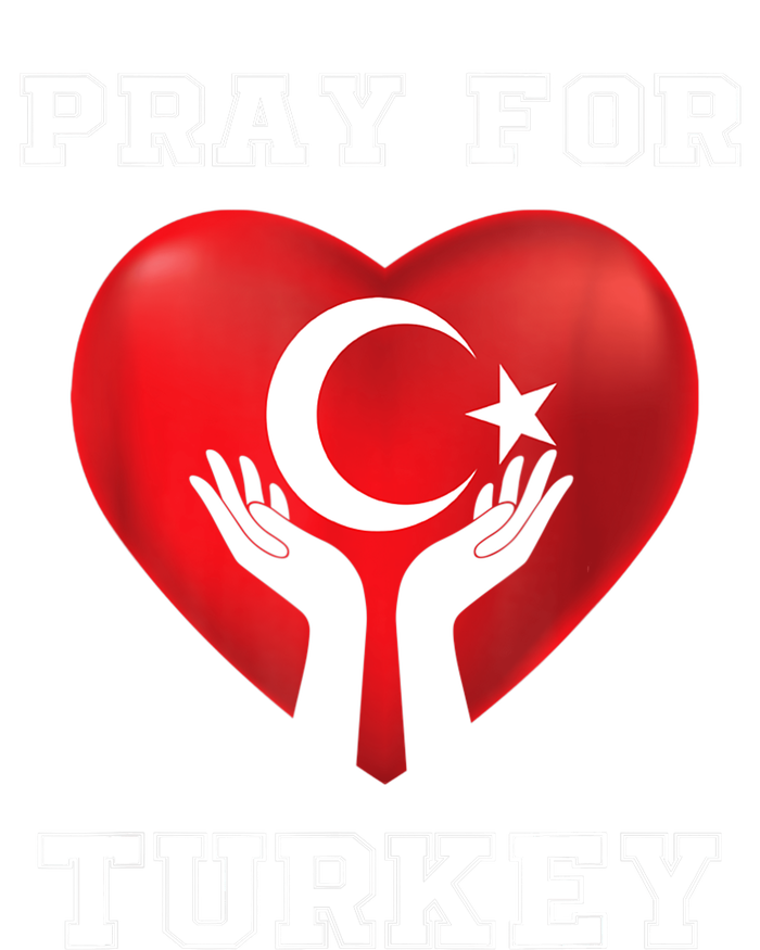 Pray For Turkey Earthquake Turkey Heart Flag 7-Panel Snapback Hat