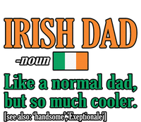 Irish Dad Definition Father’s Day Daddy Father Love Toddler T-Shirt