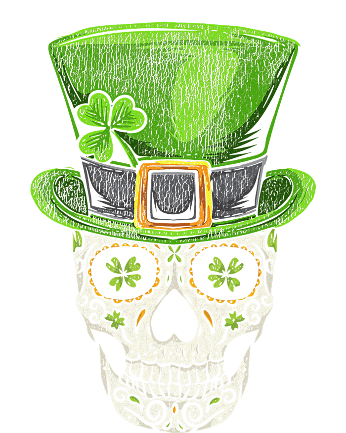 Irish Skull St Patricks Day Funny shamrock T-Shirt