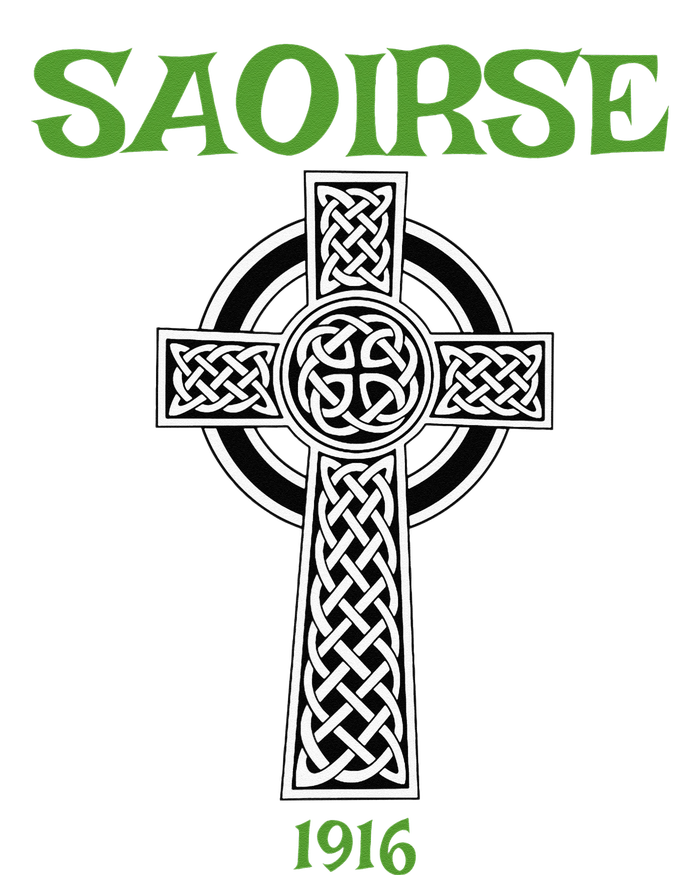 Saoirse meaning Freedom Irish Republican With Celtic Cross Women's Racerback Tank