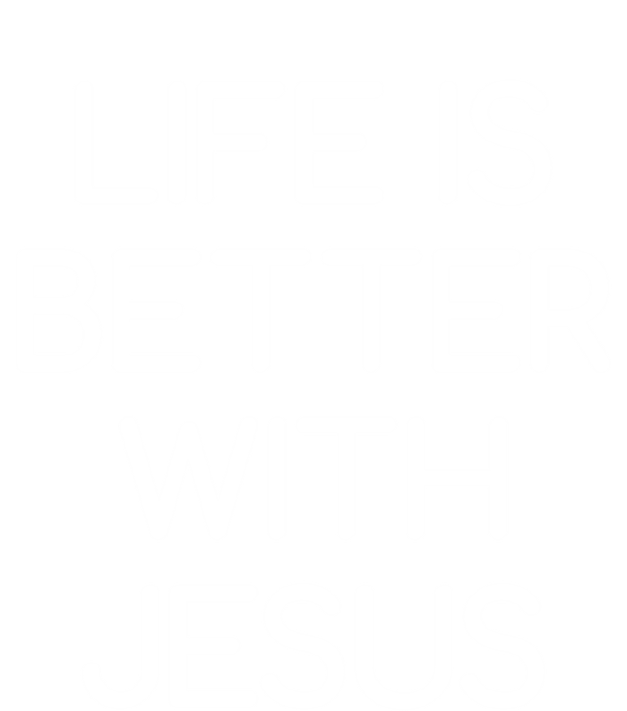 Life Is Better With Jesus Faith Bible Verses Gift Softstyle Adult Sport Polo