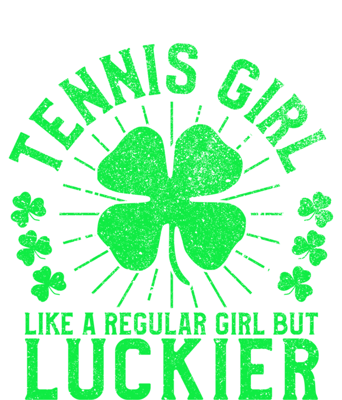 Tennis Funny St Patrick's Day Female Tennis Player Funny Gift Tall Hoodie