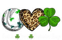 Tennis Love Leopard Heart Shamrock St Patrick's Day Gift Women's T-Shirt