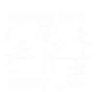 Surfing Wife Happy Life Beach Sup Longboard Summer Surfer Meaningful Gift T-Shirt