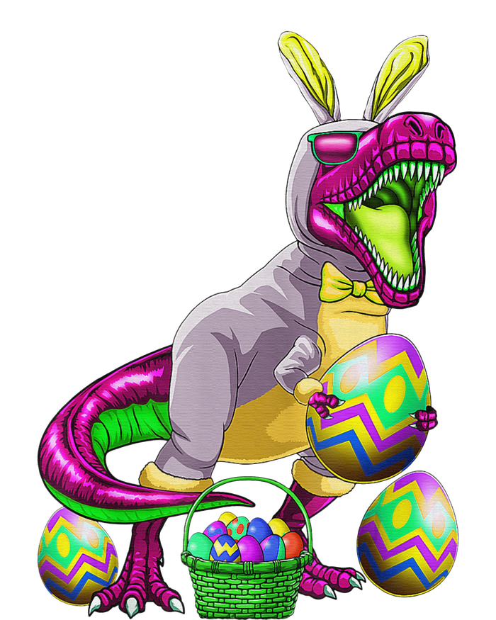 Easter Basket Bunny Dinosaur Egg T Rex T-Shirt