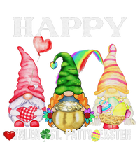 Funny Happy Valentines St Patty Easter Mashup Holiday Gnome T-Shirt