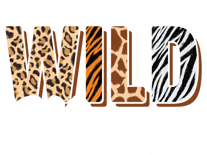 Wild Mama Zoo Born Two Be Wild Bcute Giftday Safari Jungle Animal Gift T-Shirt