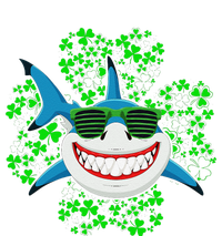 Shark St Patricks Day Shamrock Shark Wearing Green Glasses T-Shirt