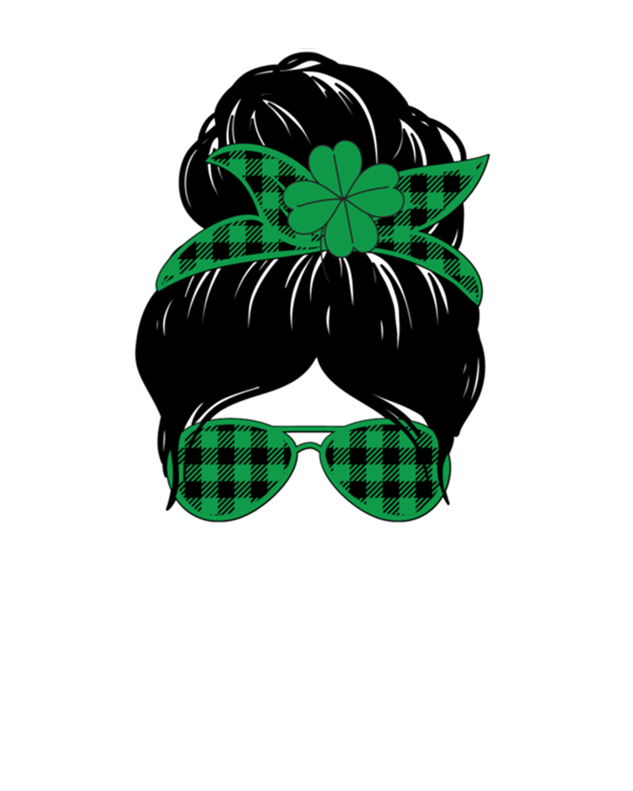 Wo Shenanigans Coordinator Messy Bun Saint Patricks Day Gift Doggie Tank