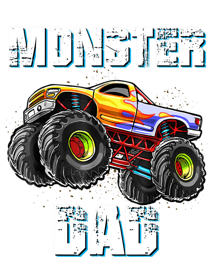 Monster Truck Dad Women's Racerback Cropped Tank