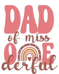 Dad Of Little Miss Onederful 1st Bday Boho Rainbow T-Shirt