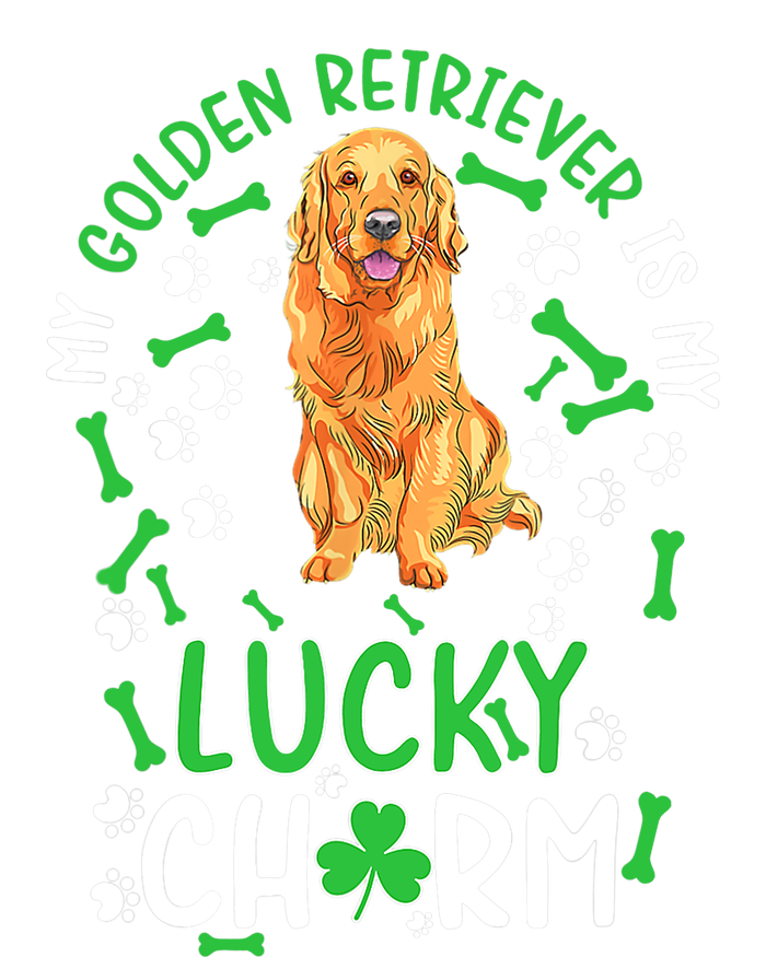 My Golden Retriever Is My Lucky Dog St Patrick's Day T-Shirt