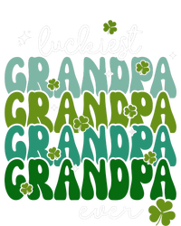 Luckiest Grandpa Ever Groovy Retro St Patrick's Day 16 in Basic Backpack