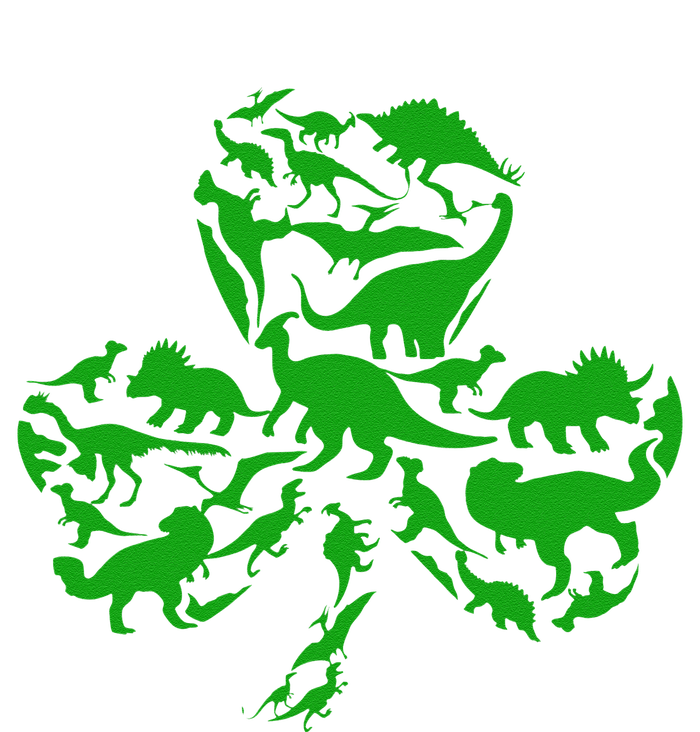 Dinosaur Shamrock Dino Clover Leaf St Patricks Day T-Shirt