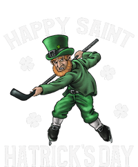 Happy Saint Hatricks Day St Patrick's Day Hockey Leprechaun Mousepad