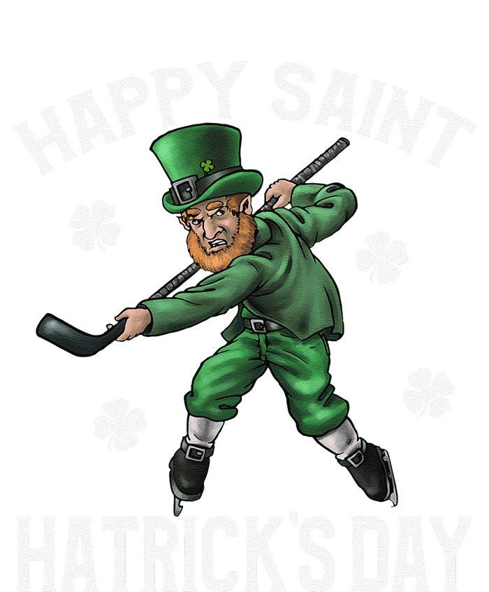 Happy Saint Hatricks Day St Patrick's Day Hockey Leprechaun Mousepad