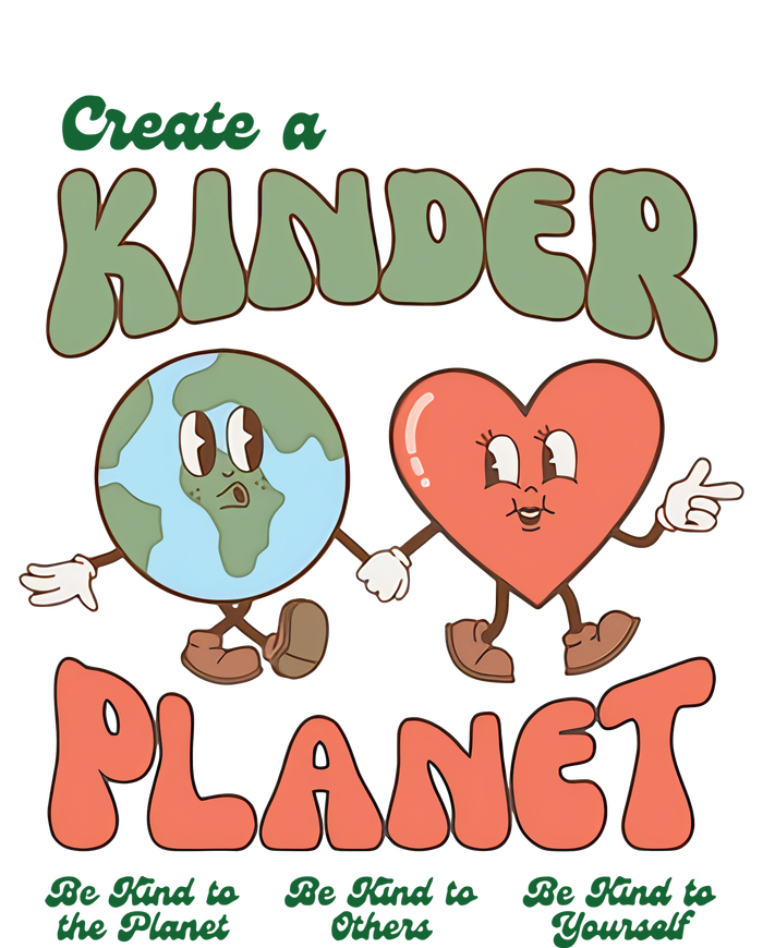 Create A Kinder Planet Earth Protect Lover Save The Earth Trending Gift Idea Yupoong Adult 5-Panel Trucker Hat