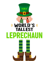 World's Tallest Leprechaun Mask St Patrick's Day Gift Valucap Bio-Washed Visor