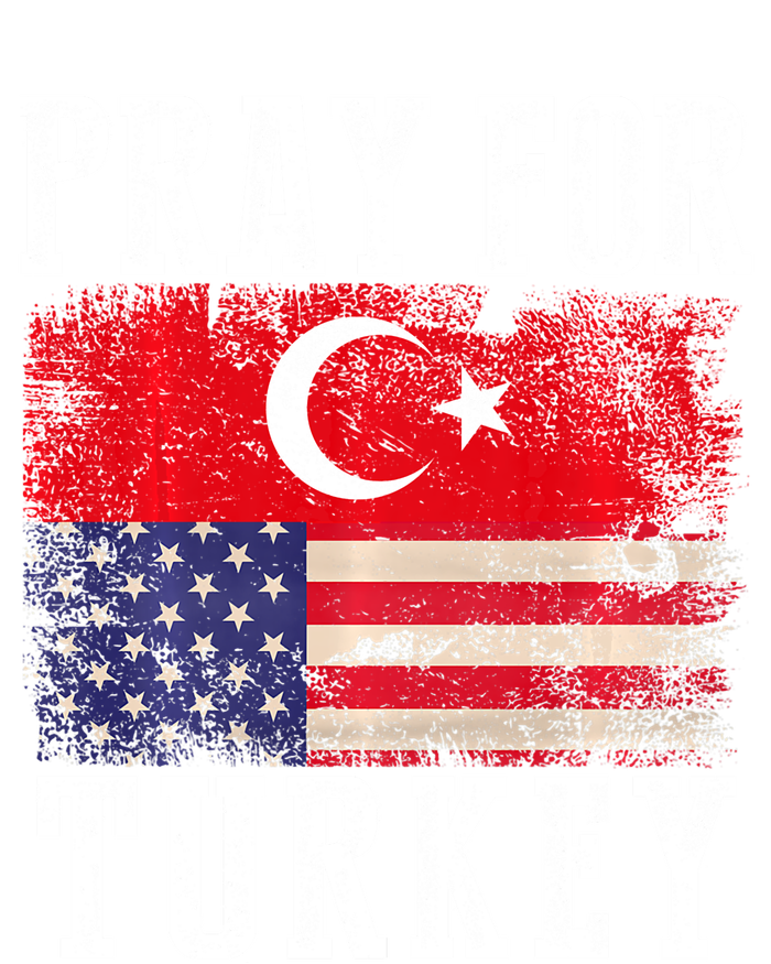 Pray For Turkey Vintage Flag Turkey Tie Dye Hoodie