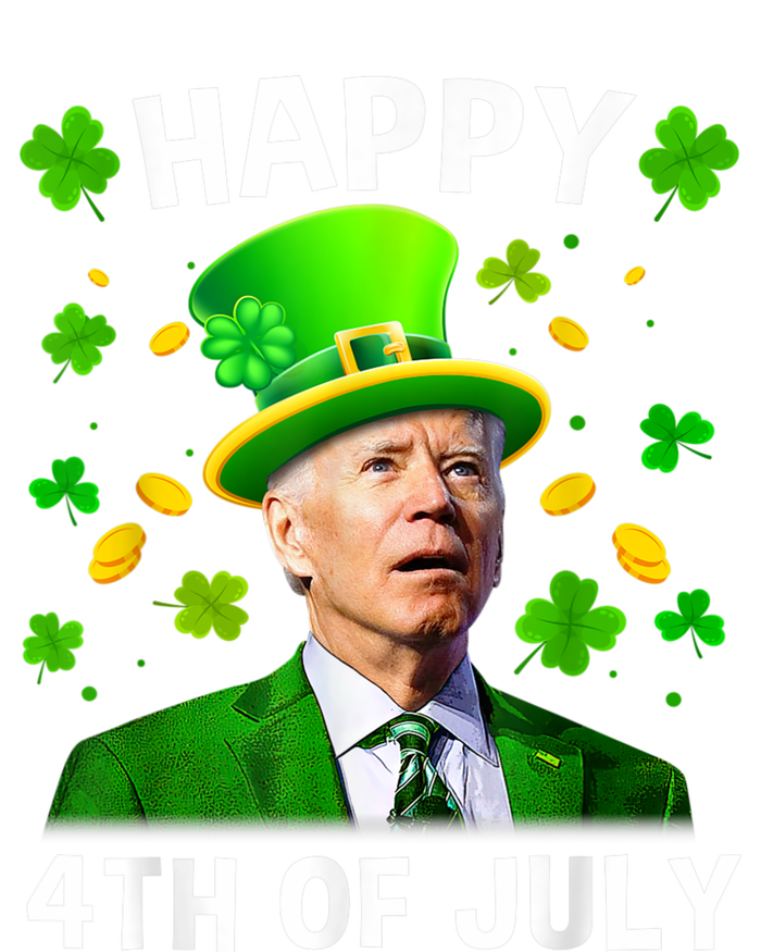 Happy 4th Of July Confused Funny Joe Biden St Patricks Day Tall Long Sleeve T-Shirt