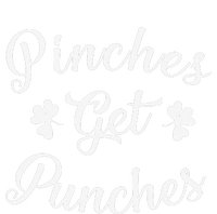 Pinches Get Punches Funny Saint Patrick's Day Tie Dye Hoodie