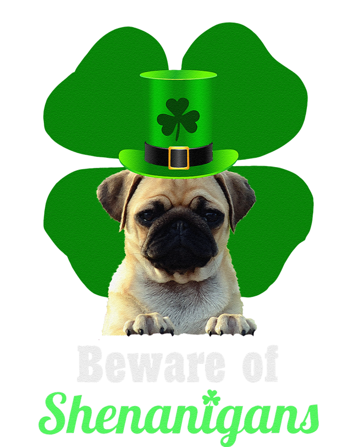 Pugs St. Patrick's Day Hat Funny Shenanigans T-Shirt