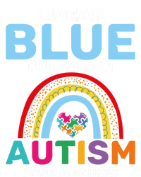 Autism I Wear For My Son Autism Awareness Month Autism Mom Funny Gift T-Shirt