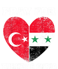 Pray For Turkey & Syria Flag Heart Turkey Syria Earthquake Baby Bodysuit